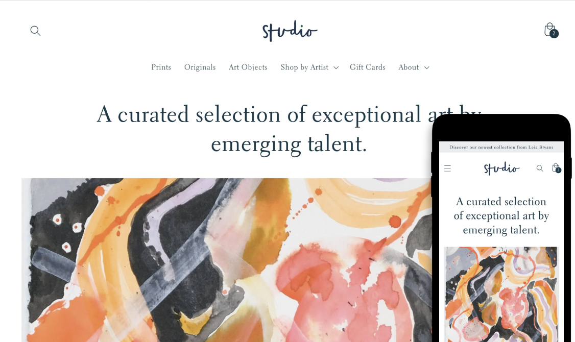 The Shopify Studio Theme